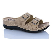 Шлепанцы Sali One 201-48 т.бежевий в магазине Фонтан Обуви