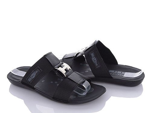 Шлепанцы Oskar Ш2-9T black в магазине Фонтан Обуви