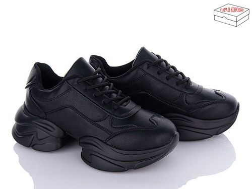 Кроссовки No Brand 2360 all black в магазине Фонтан Обуви