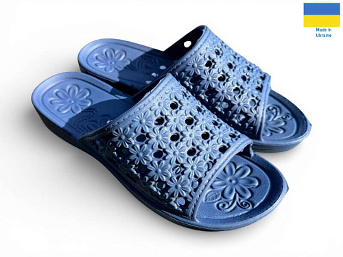 Шлепанцы Rai Shoes С19 синій в магазине Фонтан Обуви