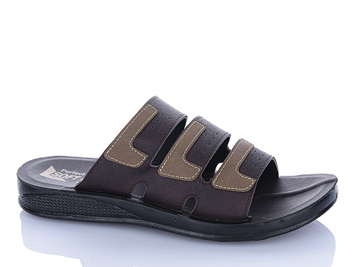 Шлепанцы Oskar 54-29 коричневий в магазине Фонтан Обуви