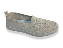 Слипоны Rai Shoes F08-010 бежевий в магазине Фонтан Обуви