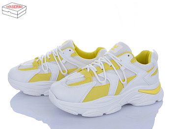 Кроссовки Sindikat M1 white-yellow в магазине Фонтан Обуви