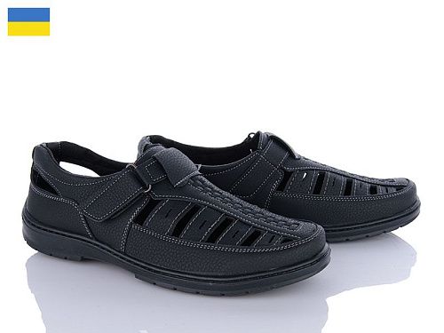 Туфли Kindzer Yulius W30 чорний в магазине Фонтан Обуви