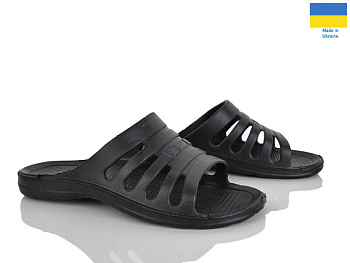 Шлепанцы Rai Shoes Краб 207 чорний в магазине Фонтан Обуви