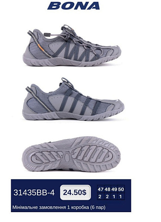 Кроссовки Bona 31435 ВВ-4 батал в магазине Фонтан Обуви