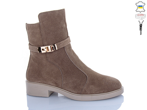 Ботинки Sali 81 капучино з беж-п.зима в магазине Фонтан Обуви