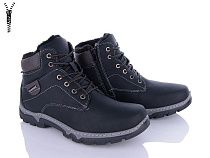 Ботинки Baolikang MX2303 black в магазине Фонтан Обуви