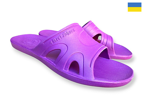 Шлепанцы Rai Shoes 22-11 бузковий в магазине Фонтан Обуви