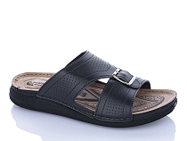 Шлепанцы Oskar 01-36 чорний в магазине Фонтан Обуви