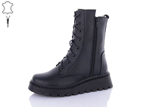 Ботинки Qq Shoes 217 black в магазине Фонтан Обуви