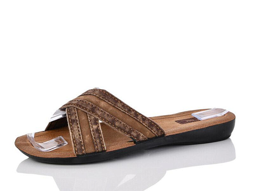 Шлепанцы Gurkem 0004-8 коричневий в магазине Фонтан Обуви