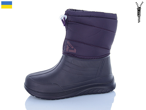 Сапоги Inblu D391-1DF фіолетовий в магазине Фонтан Обуви