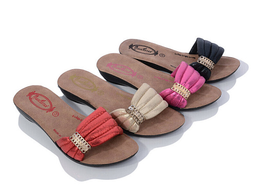 Шлепанцы Gurkem 2024-013-1 mix в магазине Фонтан Обуви