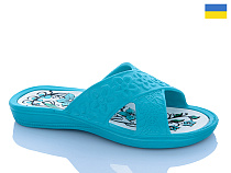 Шлепанцы Dago Роксол Ж750 бірюзовий в магазине Фонтан Обуви