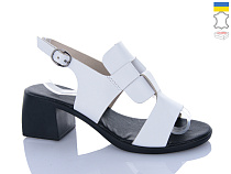 Босоножки Sali 160 білий чор-п. в магазине Фонтан Обуви