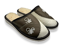 Тапочки Rai Shoes Капці 3 жін.т.коричневий в магазине Фонтан Обуви