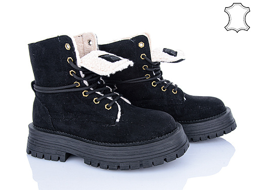 Ботинки Violeta 197-211 black в магазине Фонтан Обуви