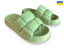 Шлепанцы Rai Shoes L7 оливка в магазине Фонтан Обуви