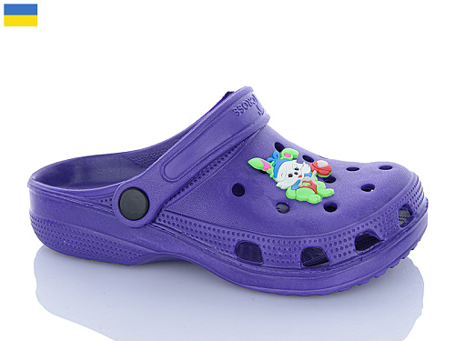 Кроксы Inblu 017 фіолетовий в магазине Фонтан Обуви