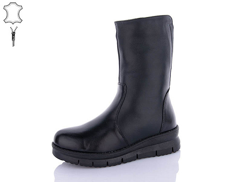 Ботинки Qq Shoes 916 black в магазине Фонтан Обуви