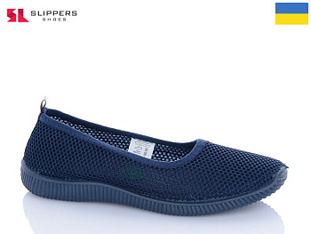 Туфли Slipers 2340 синій в магазине Фонтан Обуви