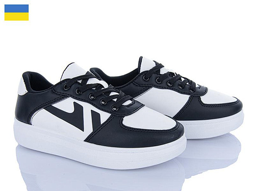 LVOVBAZA2 B&R 115 чор-білий в магазине Фонтан Обуви