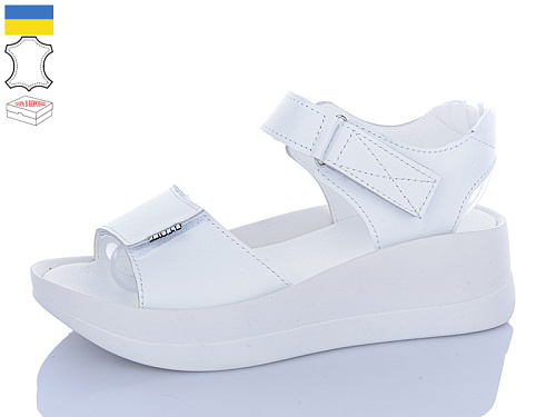 Босоножки Sali 1707-2 білий біл-п. в магазине Фонтан Обуви