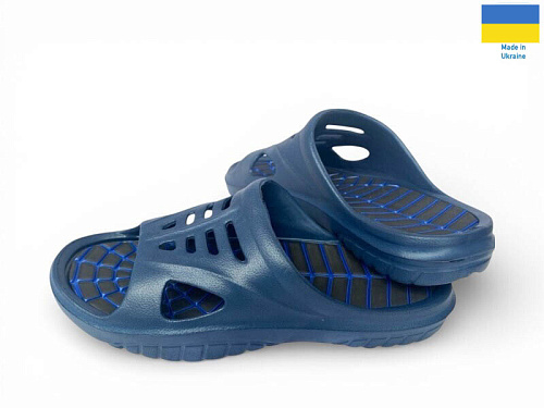 Шлепанцы Rai Shoes 210 синій в магазине Фонтан Обуви