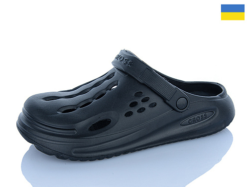 Кроксы Sanlin2 026 чорний в магазине Фонтан Обуви