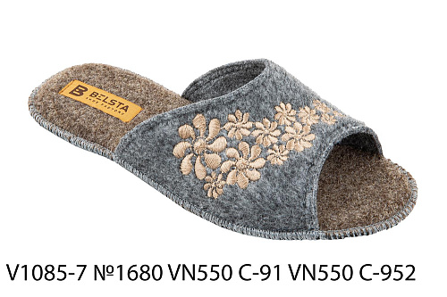 Тапочки Белста V1085-7 №1680 VN550 C91 VN550 C-952 в магазине Фонтан Обуви