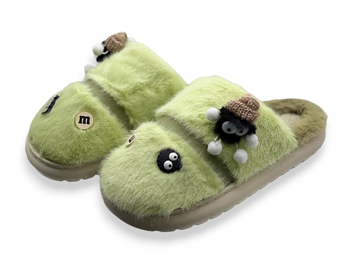 Тапочки Rai Shoes T25-01 фісташка в магазине Фонтан Обуви