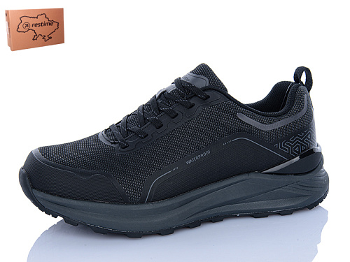 Кроссовки Restime IMO26853 black в магазине Фонтан Обуви
