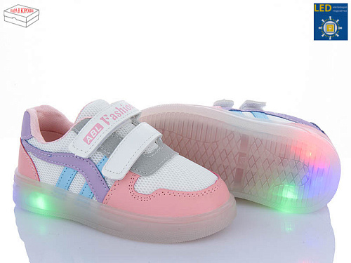 Кроссовки Wei Wei 10-3 pink LED в магазине Фонтан Обуви