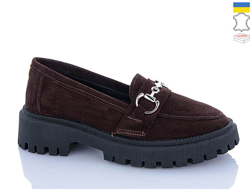 Туфли Garti 02 коричневий замш в магазине Фонтан Обуви