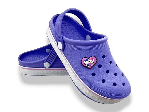 Кроксы Rai Shoes 4001 фіолетовий в магазине Фонтан Обуви