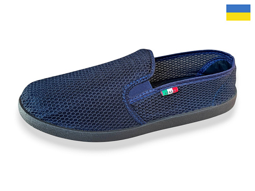 Слипоны Rai Shoes 3100 синій в магазине Фонтан Обуви