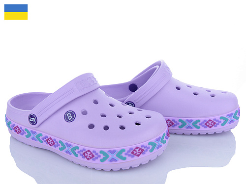 Кроксы Golden Lion 423 лаван-бузковий в магазине Фонтан Обуви
