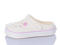 Кроксы Stt 38 бежевий (37-41) в магазине Фонтан Обуви