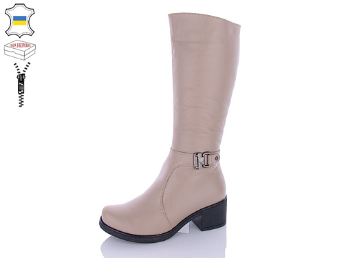 Сапоги Qq Shoes 608B лате в магазине Фонтан Обуви