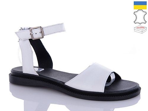 Босоножки Sali 59 білий батал в магазине Фонтан Обуви