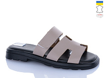 Шлепанцы Sali 8-2 капучино к чор-п. в магазине Фонтан Обуви