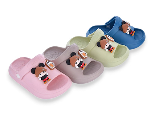 Кроксы Jibukang 99071 mix в магазине Фонтан Обуви