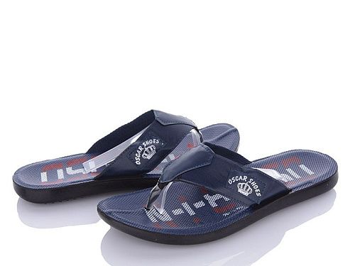 Шлепанцы Oskar B5072E blue в магазине Фонтан Обуви