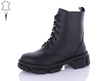 Ботинки Qq Shoes 636-3 black в магазине Фонтан Обуви