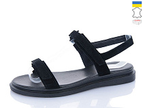 Босоножки Sali 1108 чорний з чор-п. в магазине Фонтан Обуви