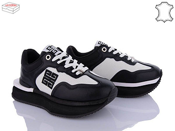 Кроссовки Ailaifa G8811 white-black в магазине Фонтан Обуви