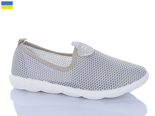 Кроссовки Inblu S18 сітка т.сірий біл-п. в магазине Фонтан Обуви