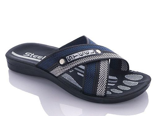 Шлепанцы Demur TRK STL blue-grey в магазине Фонтан Обуви