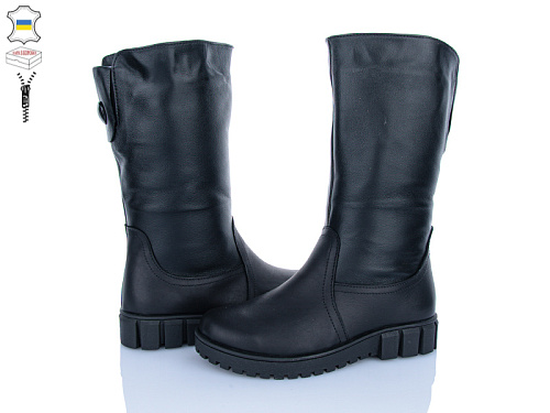 Сапоги Aba 436 чорний в магазине Фонтан Обуви